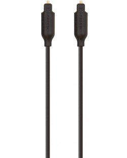 Кабел Belkin - Digital Optical Audio Cable M/M, 2m, черен/златист