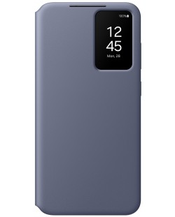 Калъф Samsung - S-View Case, Galaxy S24 Plus, лилав