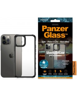 Калъф PanzerGlass - SilverBulletCase, iPhone 12/12 Pro, черен