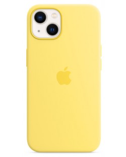 Калъф Apple - Silicone MagSafe, iPhone 13, Lemon Zest