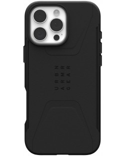 Калъф UAG - Civilian MagSafe, iPhone 16 Pro Max, черен