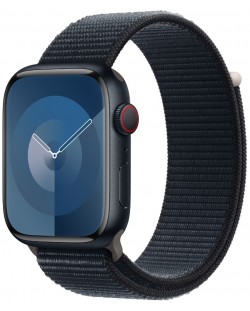 Каишка Apple - Sport Loop L Extra, Apple Watch, 45 mm, Midnight