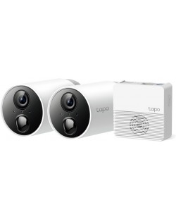 Камери TP-Link - Tapo C400S2, 114°, бели