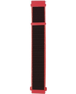 Каишка Trender - TR-NY20BKRD, 20 mm, червена/черна