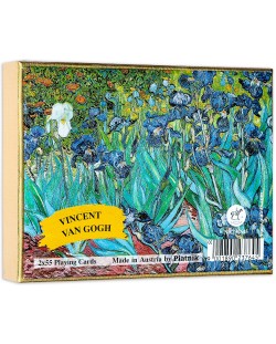 Карти за игра Piatnik - Van Gogh - Iris (2 тестета)