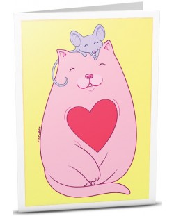 Картичка iGreet - Cats Love Mice