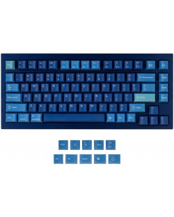 Капачки за механична клавиатура Keychron - Ocean, 92 броя, US