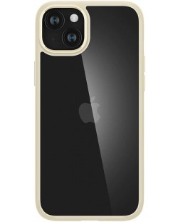 Калъф Spigen - Ultra Hybrid, iPhone 15 Plus, Sand Beige