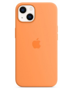 Калъф Apple - Silicone MagSafe, iPhone 13, Marigold