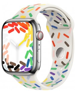 Каишка Apple - Pride Edition Sport M/L, Apple Watch, 45 mm, многоцветна