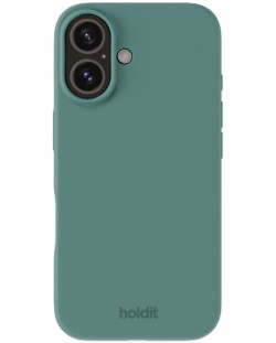 Калъф Holdit - Silicone, iPhone 16 Plus, Moss Green