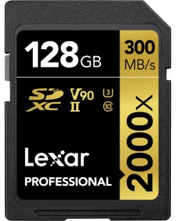 Карта памет Lexar - Professional, 2000x, 128GB, SDXC, UHS-II