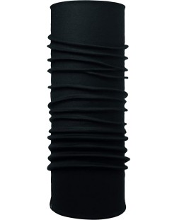 Кърпа за глава BUFF - Windproof Solid New Black, черна