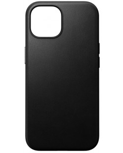 Калъф Nomad - Modern Leather, iPhone 15, черен