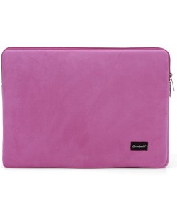 Калъф за лаптоп Bombata - Velvet, 13''-14'', Dark Pink