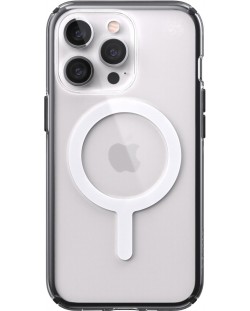 Калъф Speck - Presidio Geo Clear MagSafe, iPhone 13 Pro, прозрачен/черен