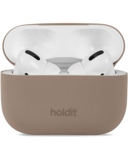 Kaлъф Holdit - Silicone, AirPods Pro 1/2, Mocha Brown