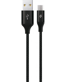 Кабел ttec - AlumiCable XXL, USB-A/Micro USB, 3 m, черен