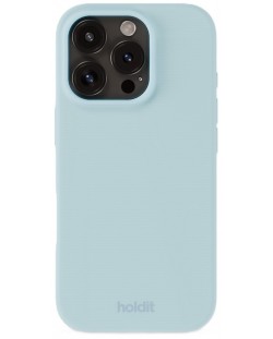 Калъф Holdit - Silicone, iPhone 16 Pro Max, Mineral Blue