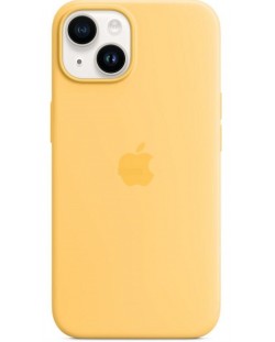Калъф Apple - Silicone MagSafe, iPhone 14, жълт