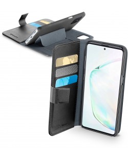 Калъф Cellularline - Book Agenda, Galaxy Note 10 Lite, черен