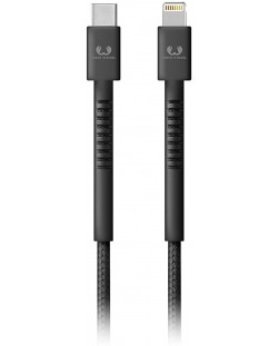 Кабел Fresh N Rebel - USB-C/Lightning, 3 m, тъмносив