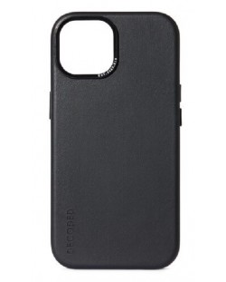 Калъф Decoded - Leather, iPhone 15 Plus, черен