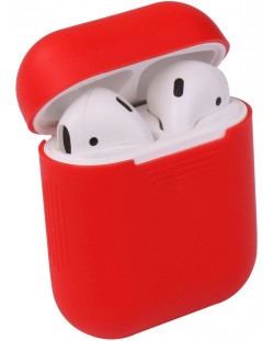 Калъф за слушалки Next One - Silicone, AirPods, червен