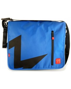 Чанта с отделение за лаптоп Kaiser - Messenger T1, синя