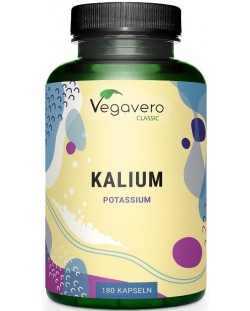 Kalium, 180 капсули, Vegavero