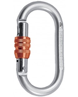 Карабинер Rock Empire - Steel Carabiner O/KL/S, сив