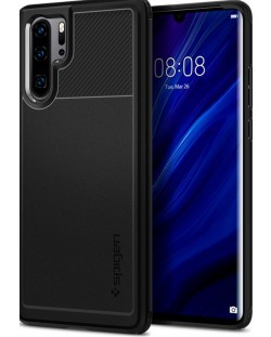 Калъф Spigen - Rugged Armor, Huawei P30 Pro, черен