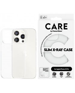 Калъф CARE - Fashion X-Ray Soft, iPhone 15 Pro, прозрачен