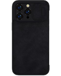 Калъф Nillkin - Qin Pro, iPhone 14 Pro Max, черен