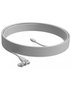 Кабел Logitech - Extention cable, USB-C, 10m, бял