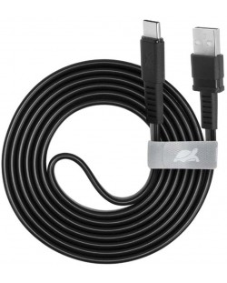 Кабел Rivacase - PS6002BK12, USB-C/USB-А, 1.2 m, черен