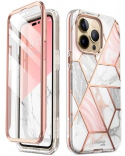 Калъф i-Blason - Cosmo, iPhone 14 Pro Max, Marble Pink