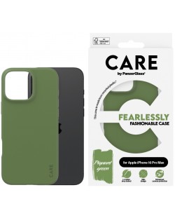 Калъф CARE - Fashionable, iPhone 16 Pro Max, зелен