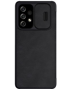 Калъф Nillkin - Qin Leather Pro, Galaxy A53 5G, черен