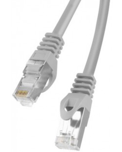 Кабел Lanberg - CAT.6 FTP, RJ-45/RJ-45, 3m, сив