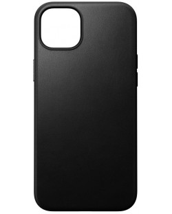 Калъф Nomad - Modern Leather, iPhone 15 Plus, черен