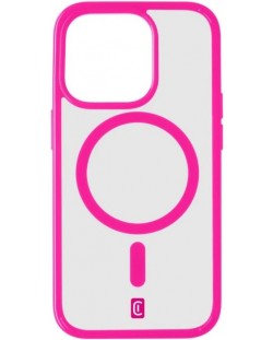 Калъф Cellularline - Pop MagPop Mag, iPhone 15 Pro, розов