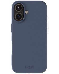 Калъф Holdit - Silicone, iPhone 16, Pacific Blue