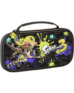 Калъф Nacon - Deluxe Travel Case, Splatoon 3 (Nintendo Switch/Lite/OLED)