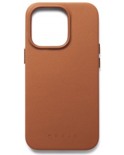 Калъф Mujjo - Full Leather MagSafe, iPhone 14 Pro, кафяв