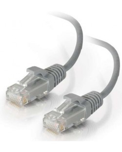 Кабел SeaMAX - UTP кат.5е PVC, RJ45/RJ45, 0.5m, сив