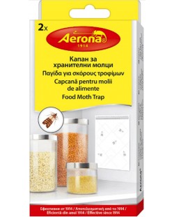 Капан за хранителни молци Aerona - Без мирис, 2 броя