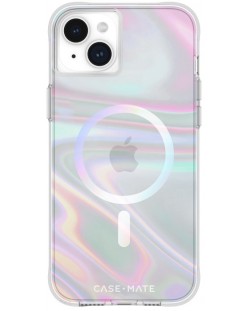 Калъф Case-Mate - Soap Bubble MagSafe, iPhone 15 Plus, многоцветен