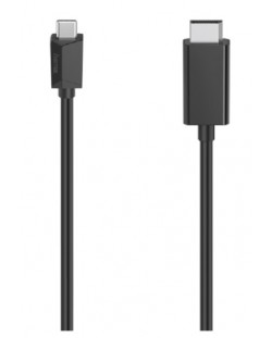 Кабел Hama - 200717, USB-C/DisplayPort, 1.5 m, черен
