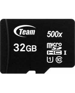 Карта памет Team Group - 32GB, microSDHC, Class10 + адаптер